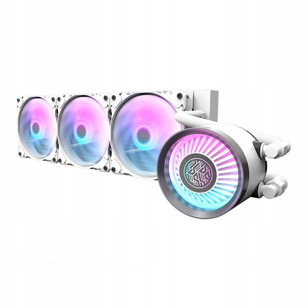 Darkflash DN-360 Chłodzenie wodne białe dla komputerów PC 360mm radiator