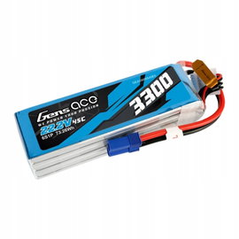 Gens Ace Mocny Akumulator Bateria Lipo 3300Mah 22.2V 45C 6S1P Konektor Ec5