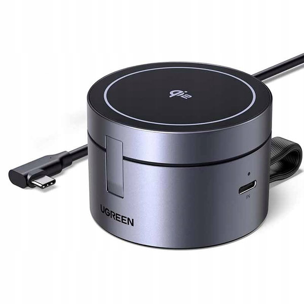 Ugreen W712 Ładowarka Magnetyczna 3w1 Qi2 15W iPhone Apple Watch AirPods