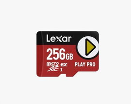 Lexar Karta Pamięci 256GB PLAY PRO Express 7.1 V30 U3 A1 Switch Steam Deck