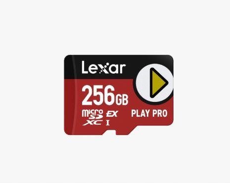 Lexar Karta Pamięci 256GB PLAY PRO Express 7.1 V30 U3 A1 Switch Steam Deck