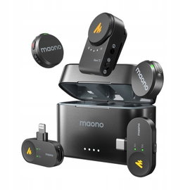 Maono WM650 A3 Mikrofon Bezprzewodowy 2Tx 3Rx USB-C Lightning Kamera