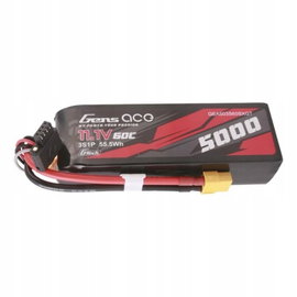 Akumulator Gens ace G-Tech 5000mAh 11.1V Short-Size z konektorem XT60 Plug