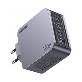UGREEN TRWAŁA ŁADOWARKA SIECIOWA 4 PORTY 3X USB-C USB QUICK CHARGE 160W