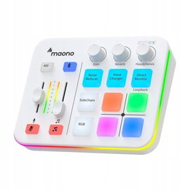Maono G1 Neo Karta Dźwiękowa XLR USB RGB BT Streaming Biała