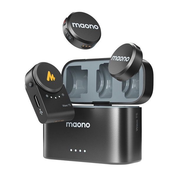 Maono WM650 A2 Mikrofon Bezprzewodowy 2Tx Kamera USB-C Lightning 24bit