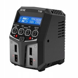 SkyRC T100 Ładowarka Akumulatorów Baterii 2x 50W 5A LiPo LiIon LiFe LIHV