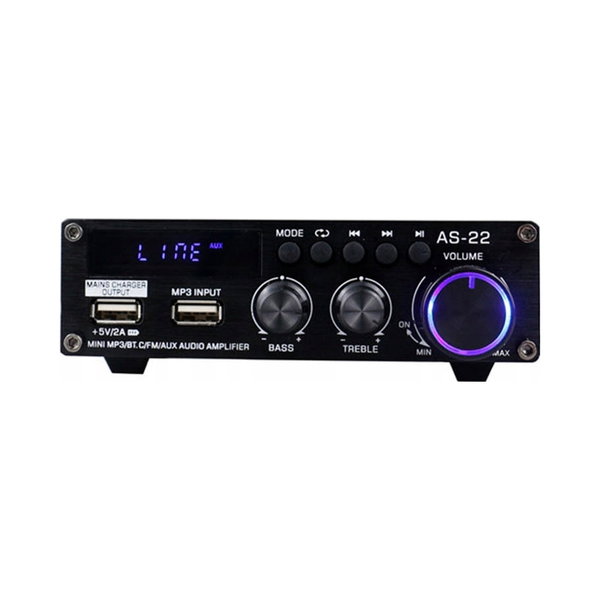 Blitzwolf Wzmacniacz Audio 45W Bluetooth 5.0 USB RCA Aux Jack 3.5mm + Pilot