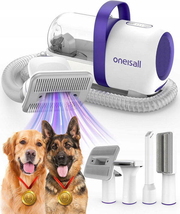 Oneisall Zestaw Do Pielęgnacji Sierści Włosów Odkurzacz Lm5 4 Końcówki 300W