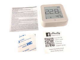 SHELLY INTELIGENTNY CZUJNIK TEMPERATURY WILGOTNOŚCI WIFI SMART HOME GEN3