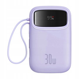 Baseus Powerbank Z Szybkim Ładowaniem 10000mAh 30W Z Wyświetlaczem 2x USB-C