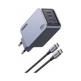 UGREEN SZYBKA ŁADOWARKA SIECIOWA USB 2X USB TYP C 100W SZYBKIE ŁADOWANIE