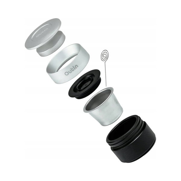 Adapter Double Espresso Outin Basket Plus Tamper Dozownik Filtr Kolba