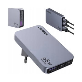 UGREEN Ładowarka Sieciowa Do Telefonu Nexode Pro 65W GaN 2x USB-C + USB