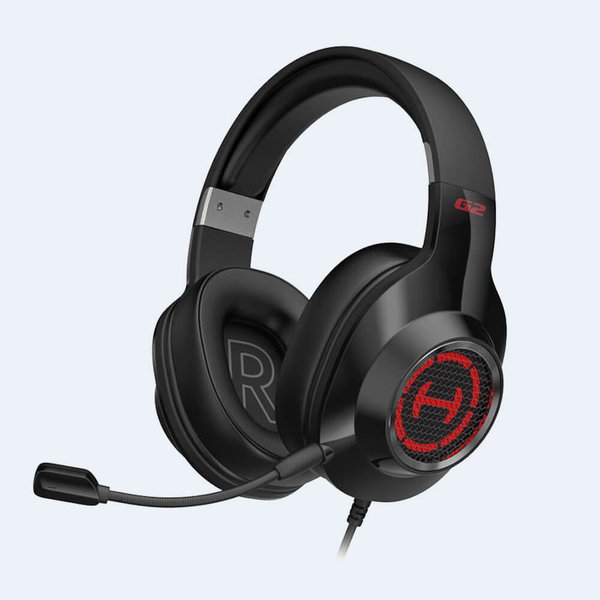 Edifier Hecate G2 II Słuchawki Przewodowe Wokółuszne Gamingowe Czarne RGB