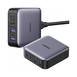 UGREEN Szybka Ładowarka Sieciowa Kostka Zasilacz 2x USB-C 2x USB QC GaN 65W