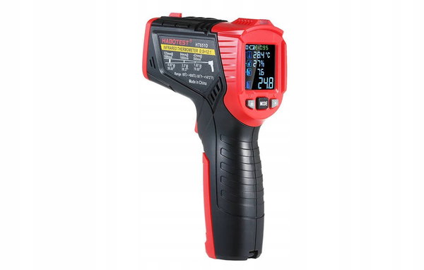 Habotest HT651D Termometr Cyfrowy Pirometr Laserowy Wilgotności Z Termoparą