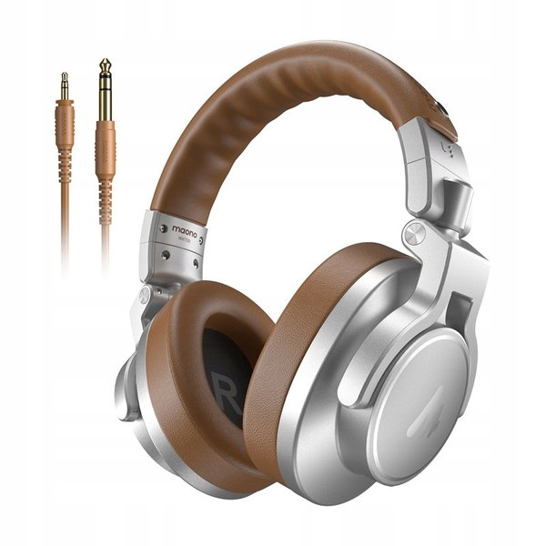 Maono MH700 Słuchawki Studyjne Nauszne Jack 3,5/6,5 mm Srebrne