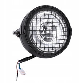 LAMPA MOTOCYKLOWA PRZEDNIA REFLEKTOR Z UCHWYTEM MONTAŻOWYM TRWAŁY 6.5"