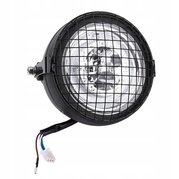 LAMPA MOTOCYKLOWA PRZEDNIA REFLEKTOR Z UCHWYTEM MONTAŻOWYM TRWAŁY 6.5"