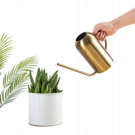 KONEWKA DO PODLEWANIA METALOWA ZŁOTA 1.5L