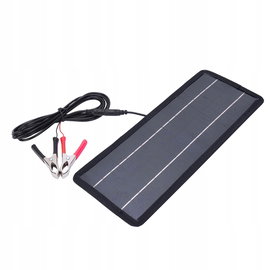 PANEL SOLARNY ŁADOWARKA DO AKUMULATORA SAMOCHODU Monokrystaliczny 4.5W
