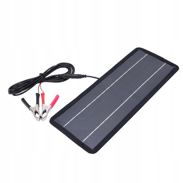 PANEL SOLARNY ŁADOWARKA DO AKUMULATORA SAMOCHODU Monokrystaliczny 4.5W