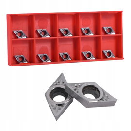 10X PŁYTKI NÓŻ TOKARSKI CNC DCGT070204-AK