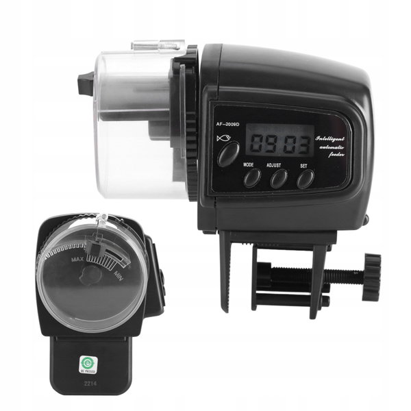 KARMIDŁO AUTOMATYCZNE LCD DLA RYB KARMNIK DO POKARMU