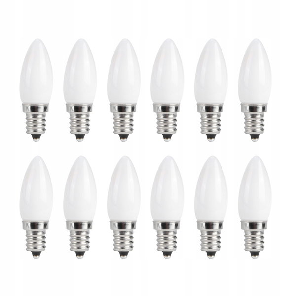 ŻARÓWKA LED E12 DO LAMP SUFITOWYCH I SZAFEK 1.5W AC 230V 6x2.5CM 10SZT