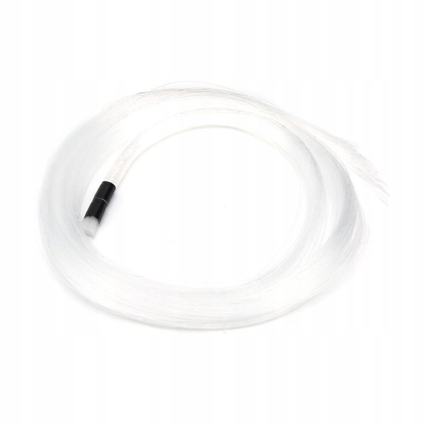 ŚWIATŁOWÓD PMMA W BIAŁY OPLOCIE 150 SZTUK 0.75MM - 2M