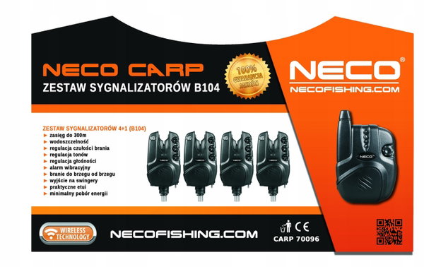 Zestaw sygnalizatorów Centralka 4+1 NECO CARP