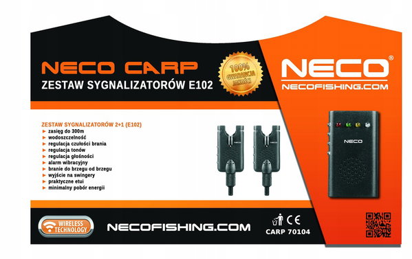 Zestaw sygnalizatorów Centralka 2+1 NECO CARP E102