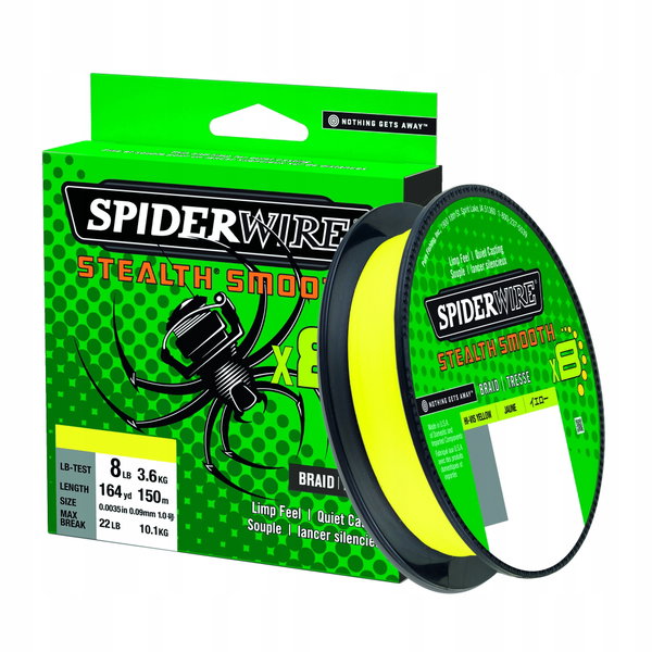 Plecionka SpiderWire Stealth Smooth 8 0,33mm/38,1kg 150m