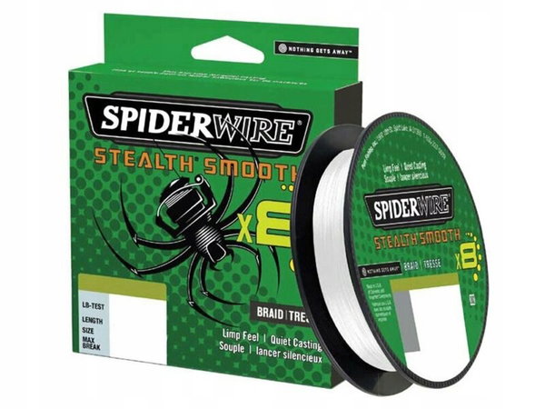 Plecionka SpiderWire Stealth Smooth 8 Translucent 0.33mm 38,1kg 150m
