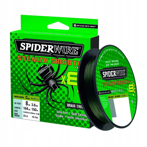 Plecionka SpiderWire Stealth Smooth 8 0,39mm/46,3kg 150m