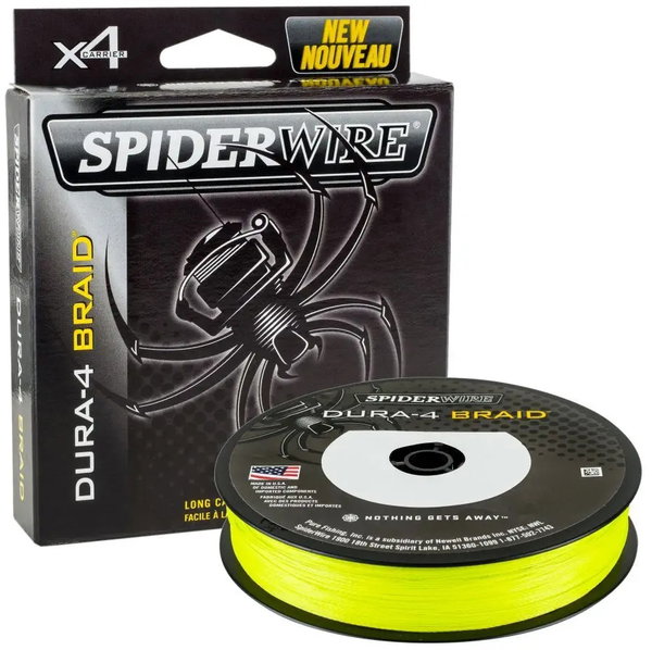 Plecionka Spiderwire Dura 4 Yellow 0,10mm/9,1 kg 150m
