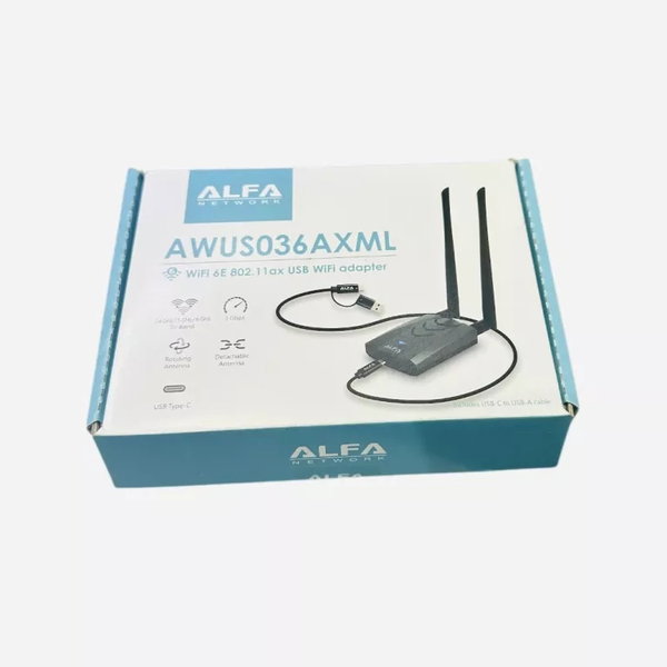 Karta sieciowa zewnętrzna Alfa Networks USB 802.11ax (Wi-Fi 6) 2,4/5 GHz