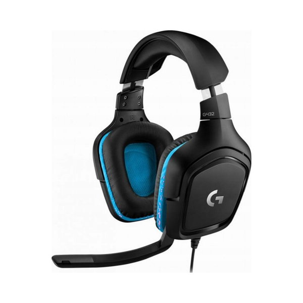 Słuchawki Gamingowe Logitech G432 z Dźwiękiem Przestrzennym 7.1