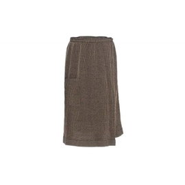 Kilt do sauny Rento brązowy bawełniany 145x70 cm