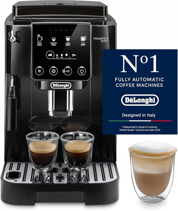 EKSPRES AUTOMATYCZNY 1450W 1,8L MŁYNEK SPIENIACZ MLEKA ESPRESSO LATTE
