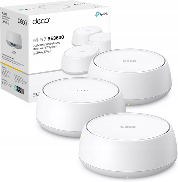 SYSTEM MESH WIFI 7 BE3600 3PAK DWUPASMOWY MLO