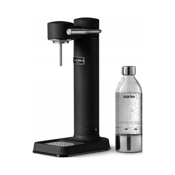 SATURATOR WODY RĘCZNY STAL NIERDZEWNA 800ML ELEGANCKI Z BUTELKĄ PREMIUM