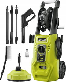 MYJKA CIŚNIENIOWA ELEKTRYCZNA 1800W 140BAR 420L/H WĄŻ 6M LANCE SZCZOTKI