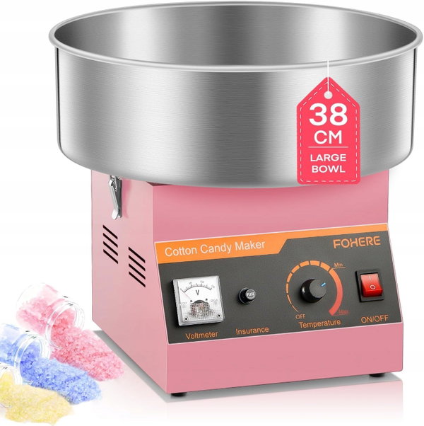 MASZYNA DO WATY CUKROWEJ 1000 W – STALOWA, DO DOMU I IMPREZ