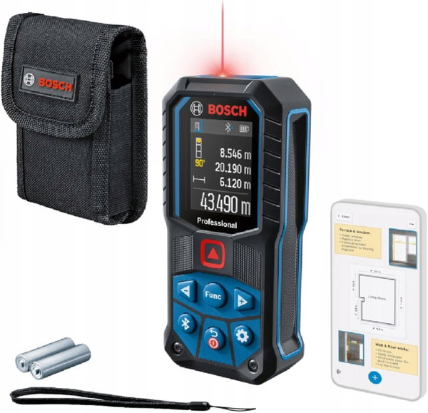 DALMIERZ LASEROWY 50M BLUETOOTH IP65 CYFROWY MIERNIK