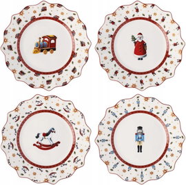 ZASTAWA ŚWIĄTECZNA PORCELANOWA 4-CZĘŚCIOWA Z KOLEKCJI JUBILEUSZOWEJ