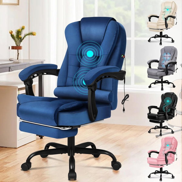 KRZESŁO BIUROWE Z ERGONOMICZNĄ PODUSZKĄ LĘDŹWIOWĄ