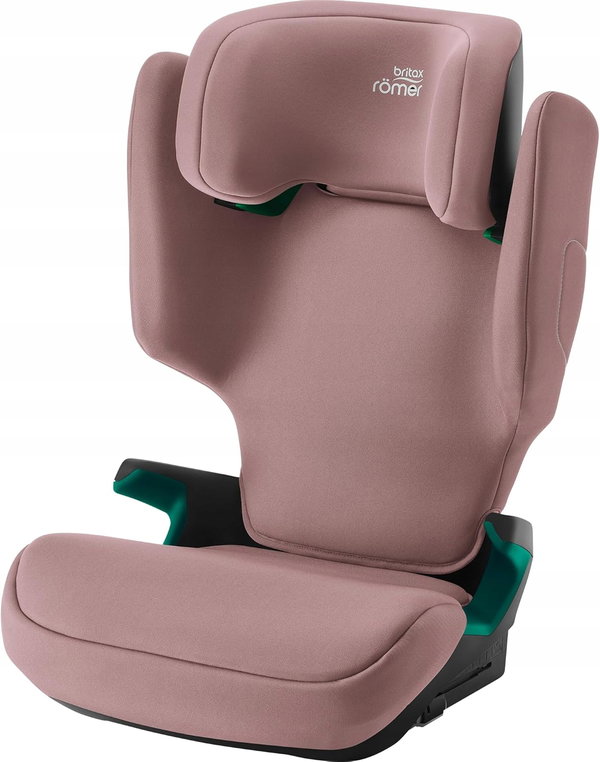 FOTELIK SAMOCHODOWY ISOFIX 100–150 CM Z WYSOKIM OPARCIEM DZIECIĘCY RÓŻOWY