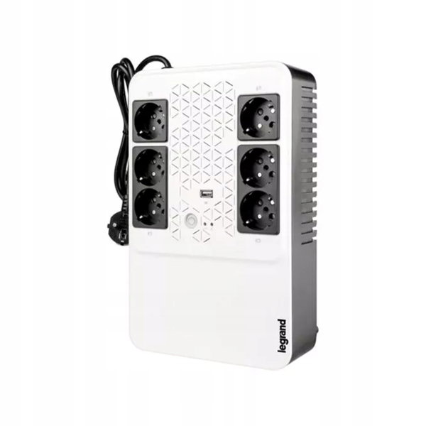 ZASILACZ AWARYJNY UPS 600VA 360W 6 GNIAZD USB AVR